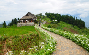 A beautiful setting for a formal wedding, high in the north Vietnamese hills. The French developed the area as an escape from the lowland's heat.